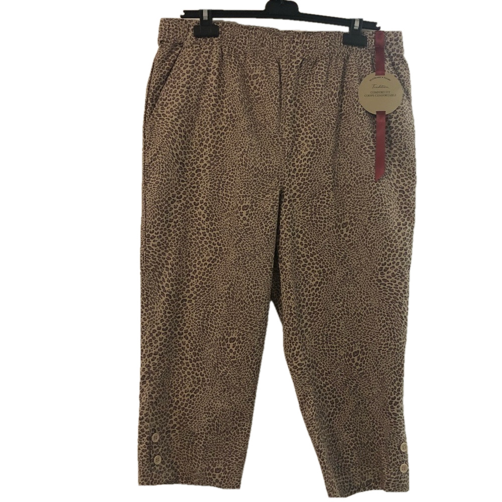 SIZE 12 TRADITION comfort fit elastic waist pants